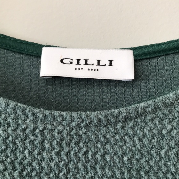 GILLI Waffle Knit Dress Sage 0X - Picture 4 of 5
